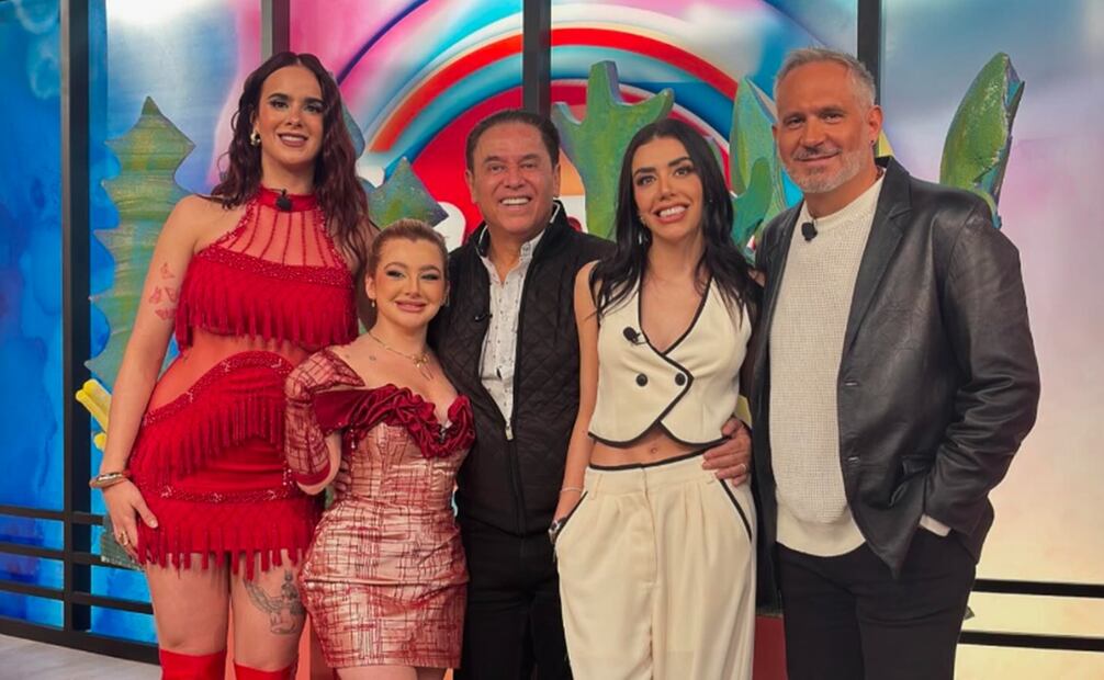 Gala Montes, Briggitte Bozzo, Mario Bezares, Karime Pindter y Arath de la Torre, invitados en el programa 