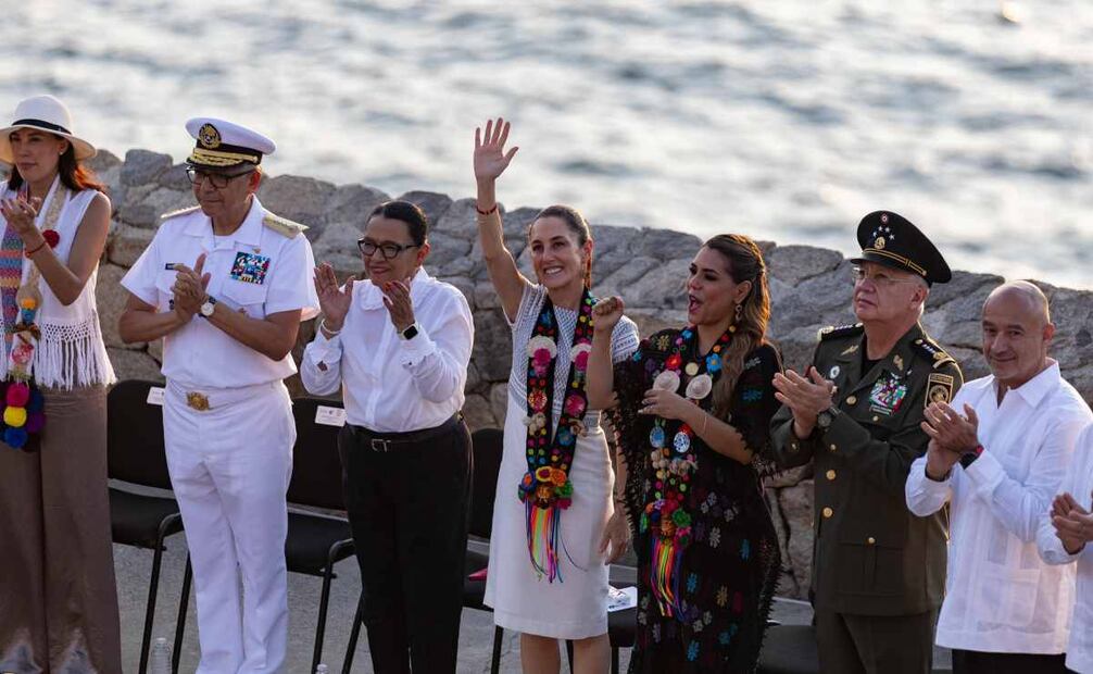 Sheinbaum indicó que el objetivo es que el sistema de aguas de Acapulco funcione. Foto: Hugo Salvador/EL UNIVERSAL