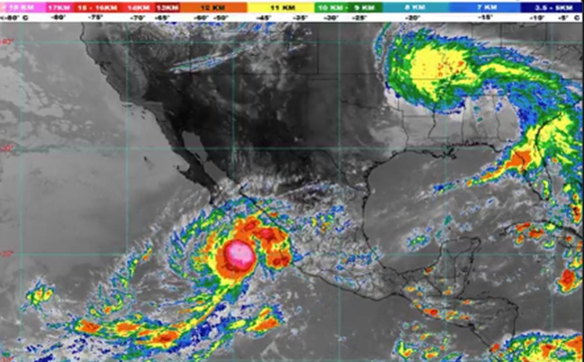 Conagua warns of tropical storm “Ileana”; it will enter Baja California Sur on Friday afternoon