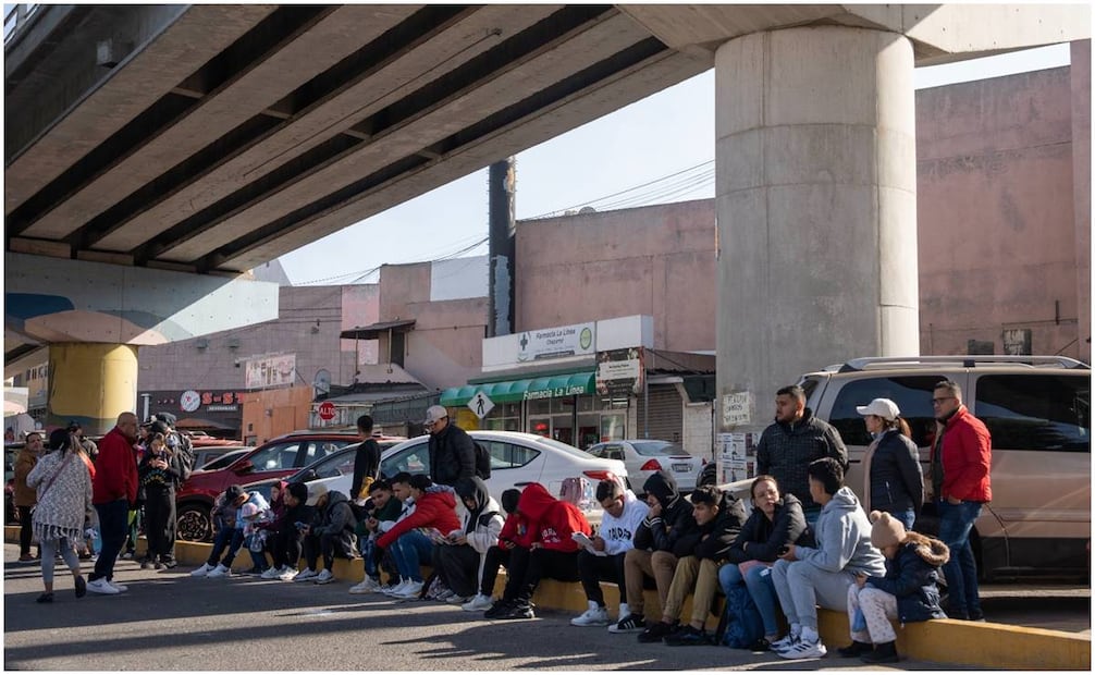 Cancelan el CBP one en las oficinas de Tijuana tras la llegada de posesión de Donald Trump. Foto: Aimee Melo / EL UNIVERSAL