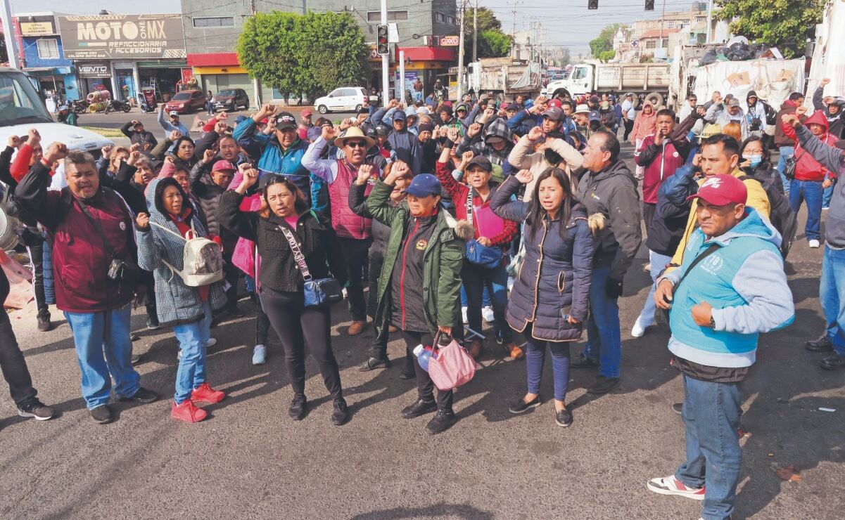 Caos en vialidades de Ecatepec por bloqueos