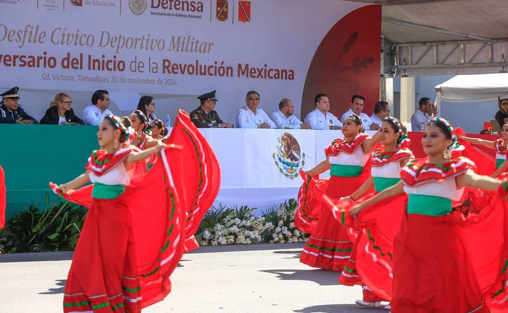 Desfile en Tamaulipas por el 20 de noviembre Día de la Revolución / Foto: Especial