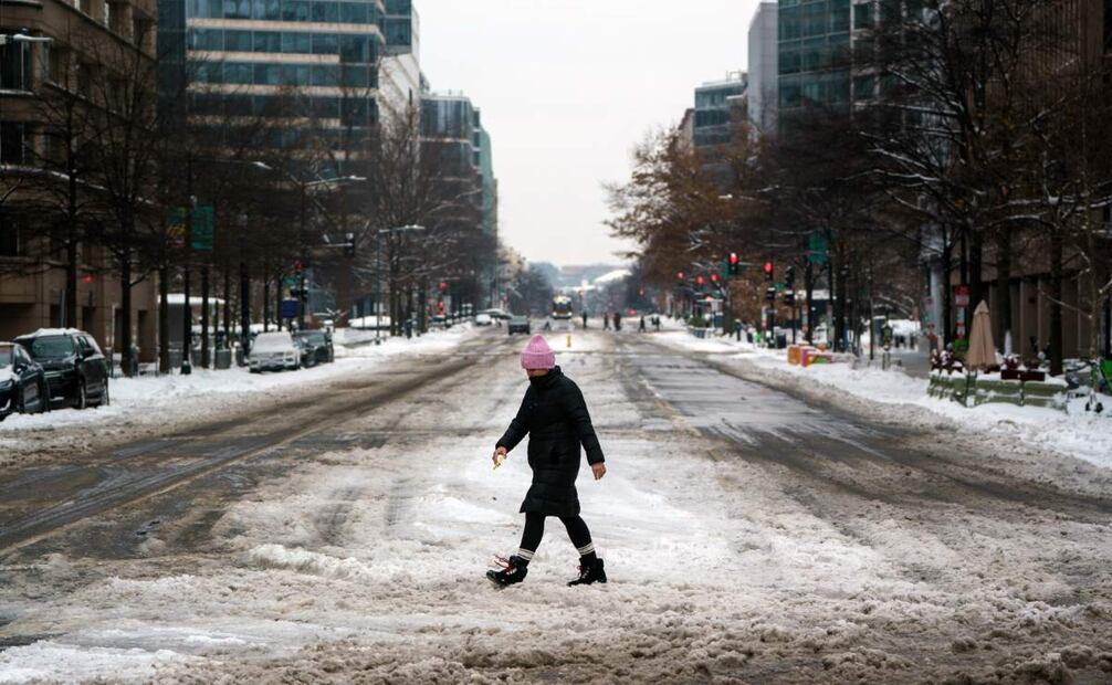 Tormenta invernal en el norte de Texas, 08 de enero de 2025. Foto: EFE