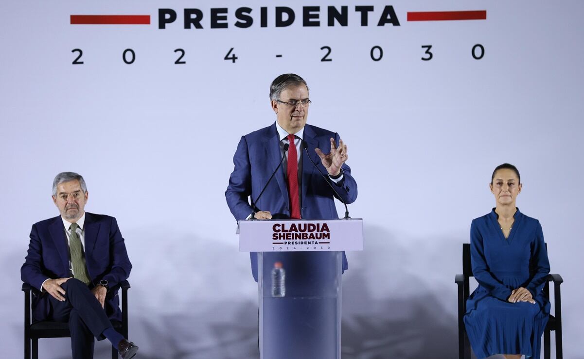 Marcelo Ebrard fue anunciado por Claudia Sheinbaum como su secretario de Economía. Foto: Diego Simón Sánchez / EL UNIVESRAL