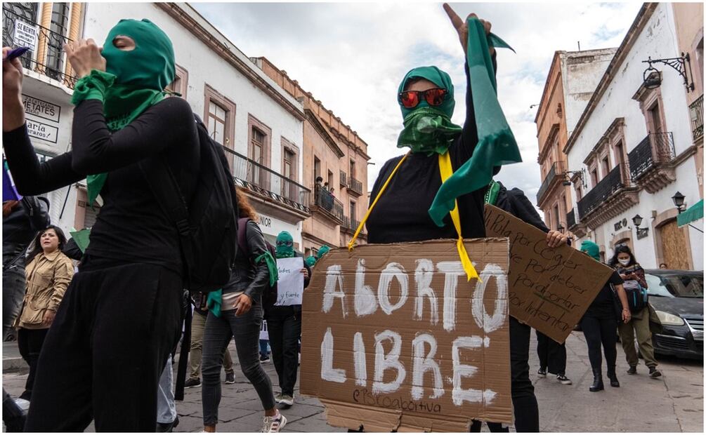 Mujeres y personas con capacidad de gestar piden a legisladores despenalizar el aborto en Zacatecas. Foto: Diana Valdez / EL UNIVERSAL