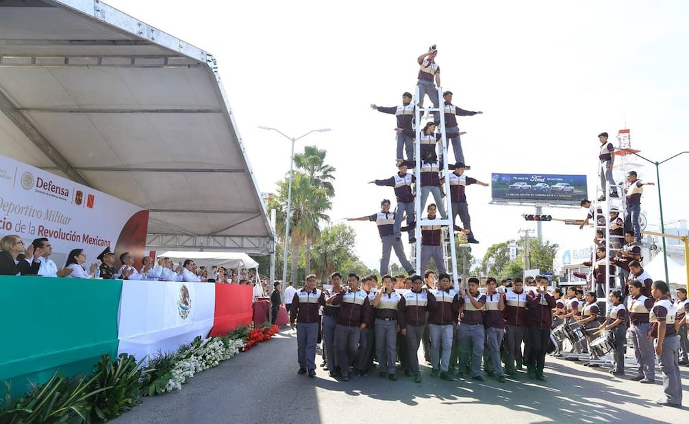 Desfile en Tamaulipas por el 20 de noviembre Día de la Revolución / Foto: Especial