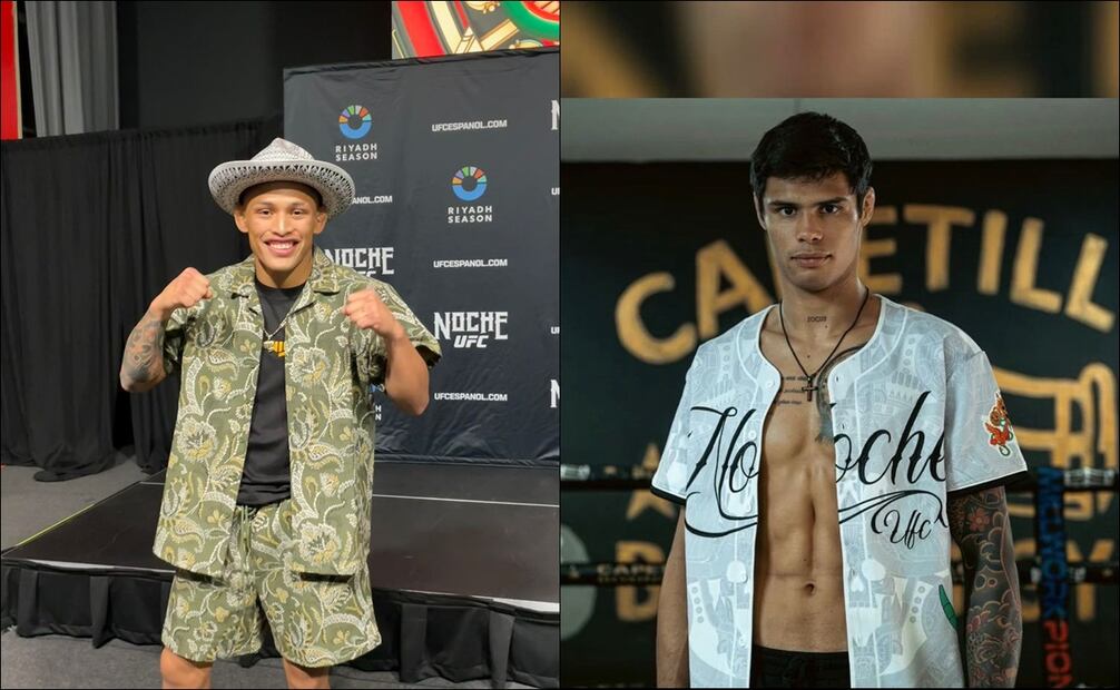 Noche UFC: Los peleadores mexicanos se declaran listos para apoderarse de Las Vegas - Fotos: Miguel Flores / EL UNIVERSAL y @daniel_zellhuber (Instagram)