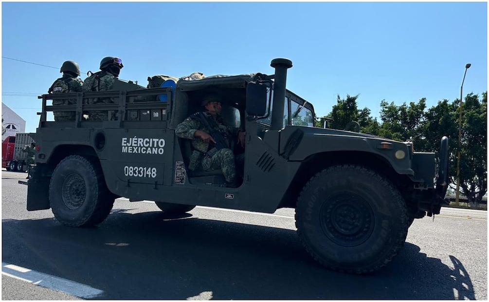 Este 12 de octubre, llega el tercer grupo militar con 200 elementos de seguridad a Sinaloa. Foto: Especial