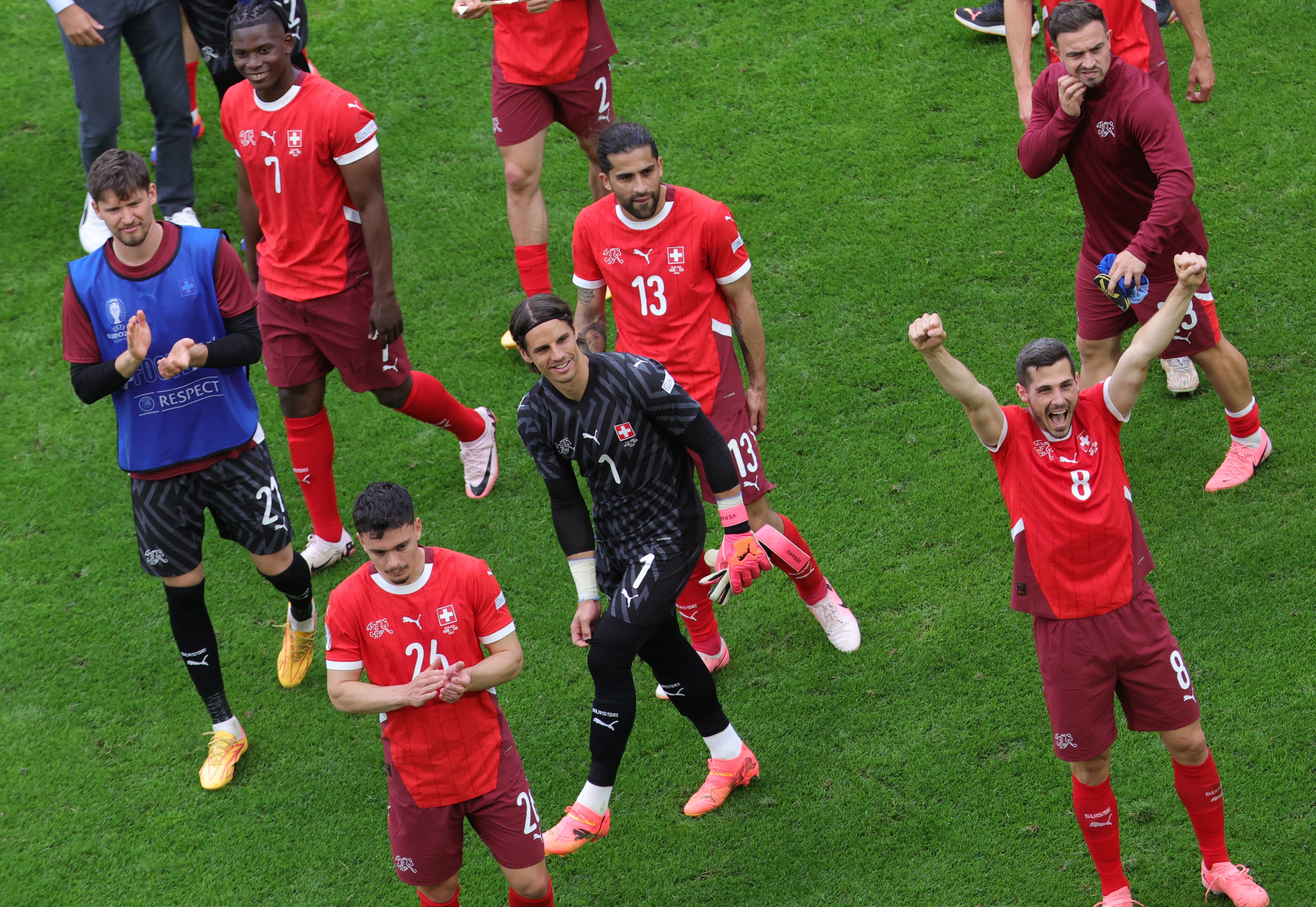 Suiza tiene un debut perfecto en la Eurocopa FOTO: EFE