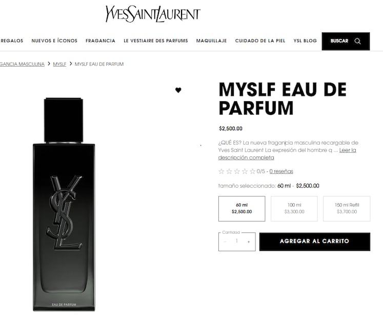 La fragancia promocionada por Peso Pluma se describe como una declaración de masculinidad moderna. Foto: YSL Beauty