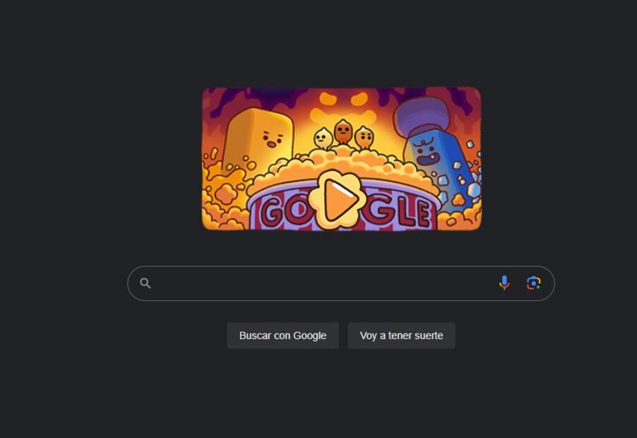 l doodle, que se encuentra en la página principal del buscador, no solo es un juego entretenido, sino también un homenaje a este icónico aperitivo que ha trascendido fronteras y culturas. Foto: Captura de pantalla