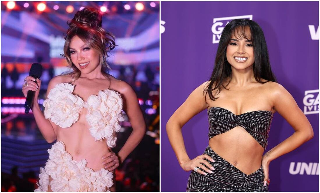 Un momento en los Latin American Music Awards entre Thalía y Becky G se viralizó en redes.