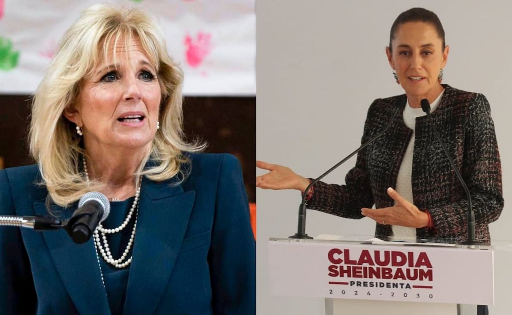 Jill Biden asistirá a la toma de protesta de Claudia Sheinbaum. Foto: especial