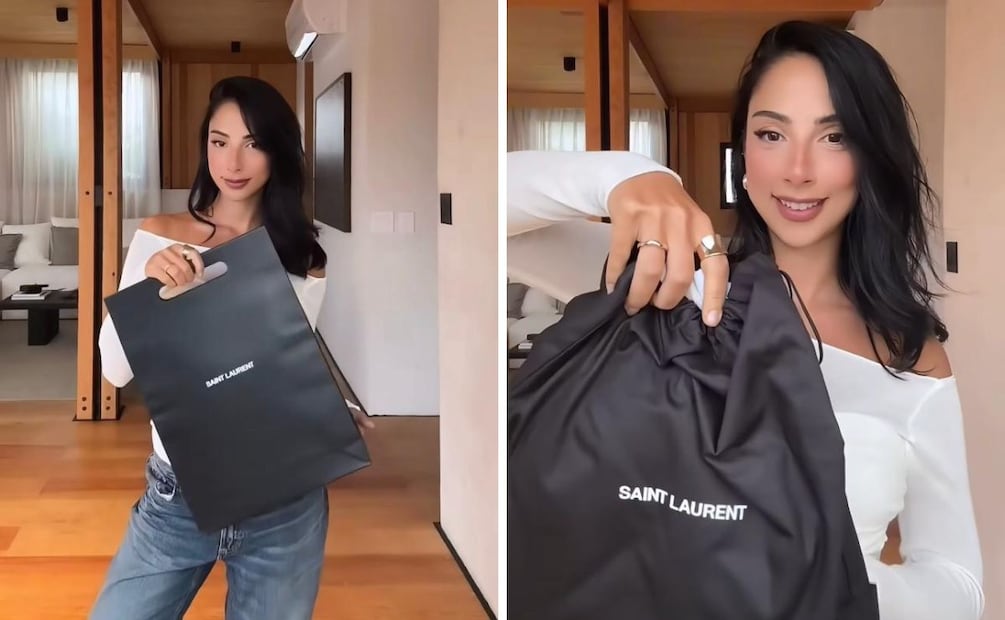 María Chacón suma un bolso Saint Laurent a su armario. Foto: Instagram @oficialmariachacon