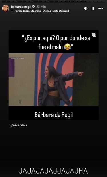 Bárbara de Regil se burla de la salida de Adrián Marcelo de "La casa de los famosos México".