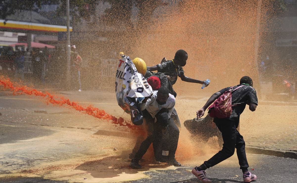 Las protestas en Nairobi, Kenia, el 25 de junio del 2024. Foto AP /Brian Inganga.