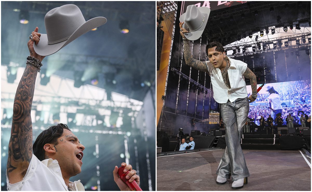El cantante mexicano Christian Nodal, ganador de varios premios Grammy, ofrece un concierto durante la tercera jornada del Granca Live Fest en Las Palmas de Gran Canaria. EFE/Ángel Medina G.