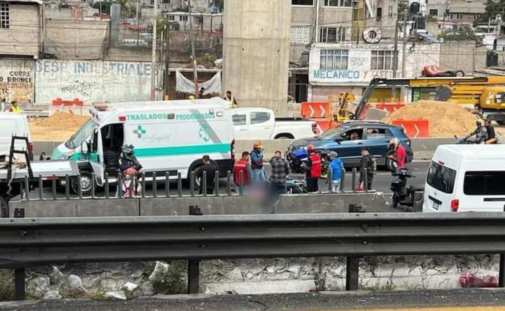 Muere mujer en autopista México-Puebla tras ser atropellada por un tráiler (31/10/2024). Foto: Especial