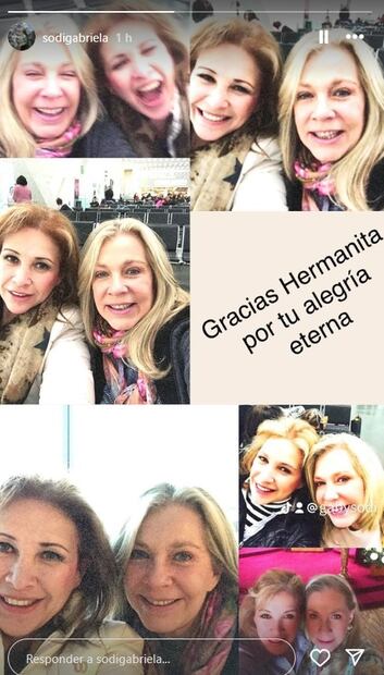 Gabriela, hermana de Ernestina Sodi, la despide en redes sociales con un mensaje de amor y agradecimiento.