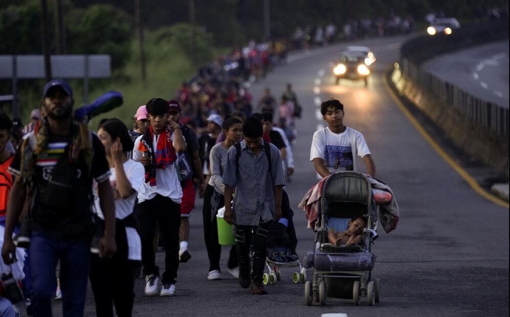 Migrantes. Foto: AP