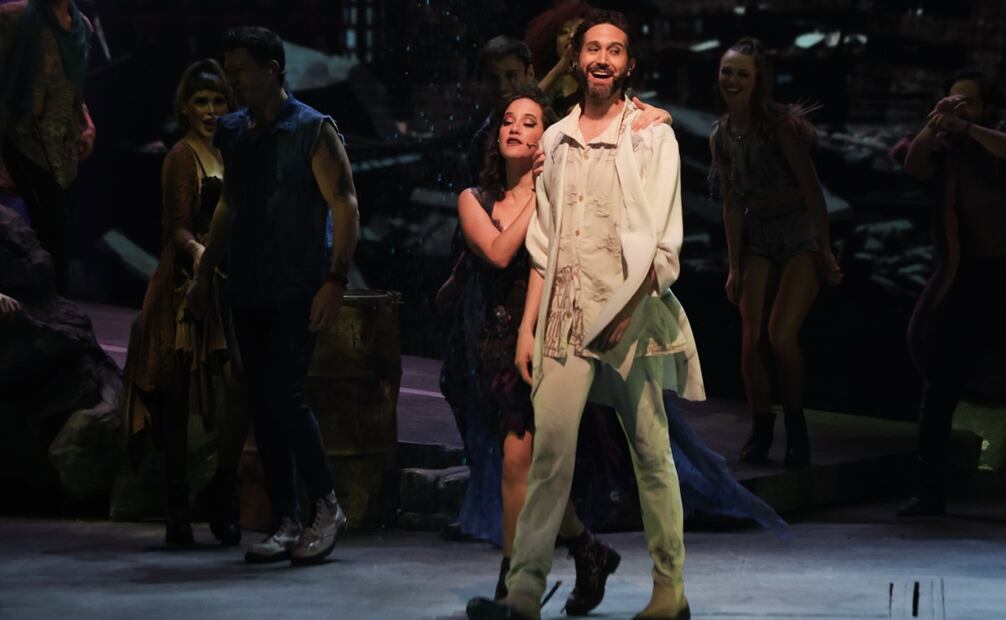 Benny Ibarra, Ximena Sariñana y Erik Rubín durante el levantamiento de imagen de la obra musical "Jesucristo  Superestrella en el Teatro 1". Foto: Carlos Mejía/EL UNIVERSAL.