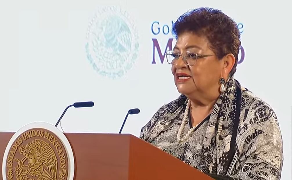 Erenestina Godoy, titular de la Consejería Jurídica de la Presidencia. Foto: captura de pantalla