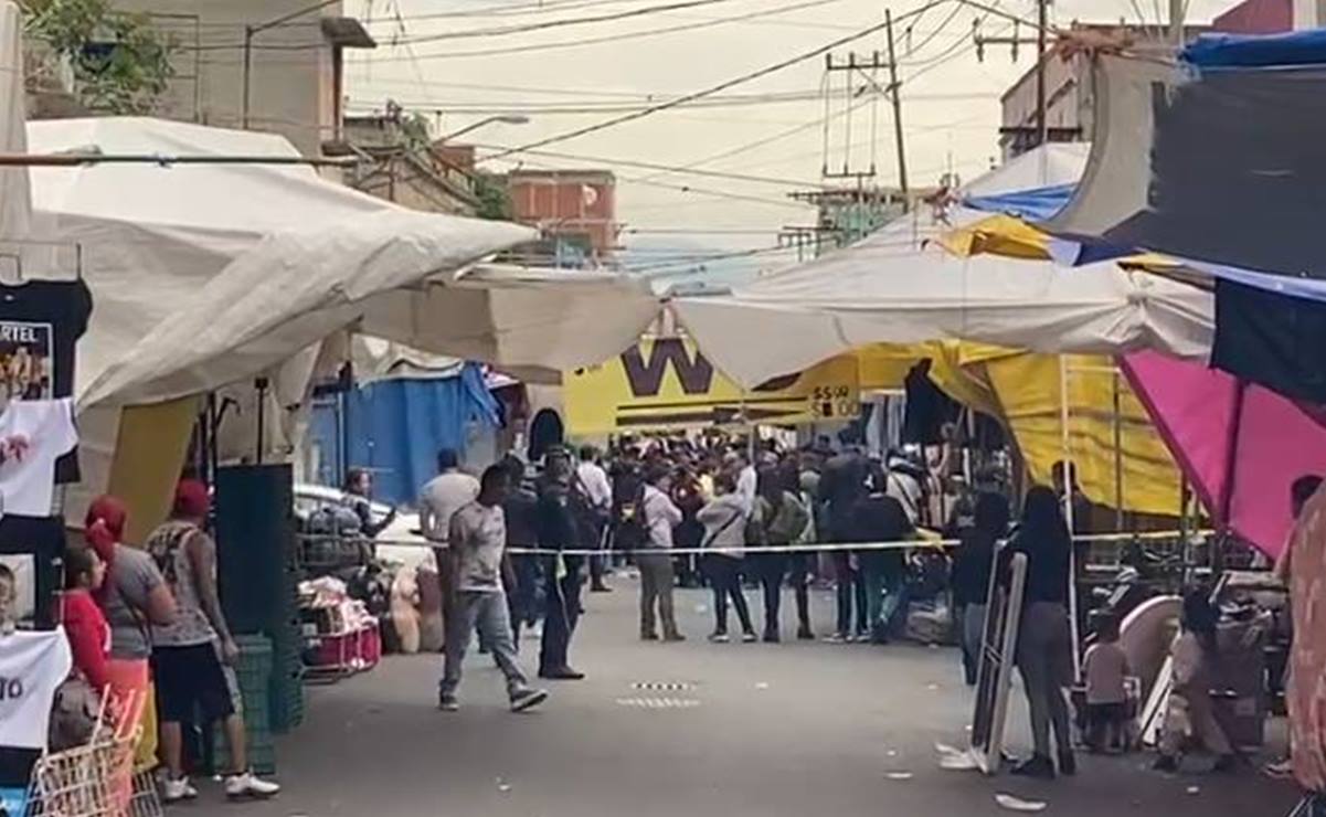 Video Balacera En Tepito Deja Muerto A Comerciante Mazahua Arriban Elementos Del Ejército El 0768