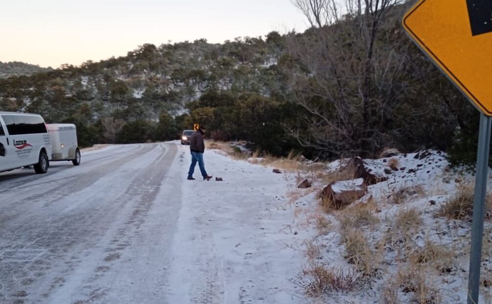 Chihuahua en alerta por segunda tormenta invernal; nieve, aguanieve y temperaturas de hasta -15°C. Foto: Especial