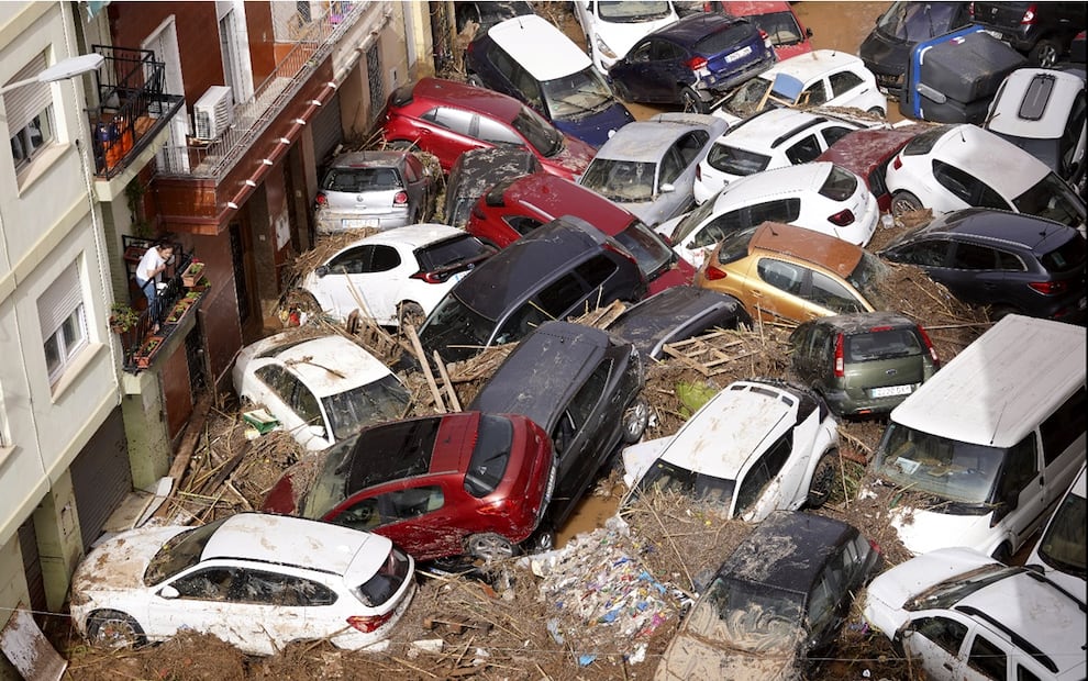 Inundaciones en España. Foto: AP