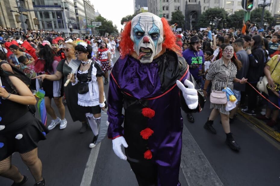 Marcha zombie en CDMX. Foto: Fernanda Rojas / EL UNIVERSAL