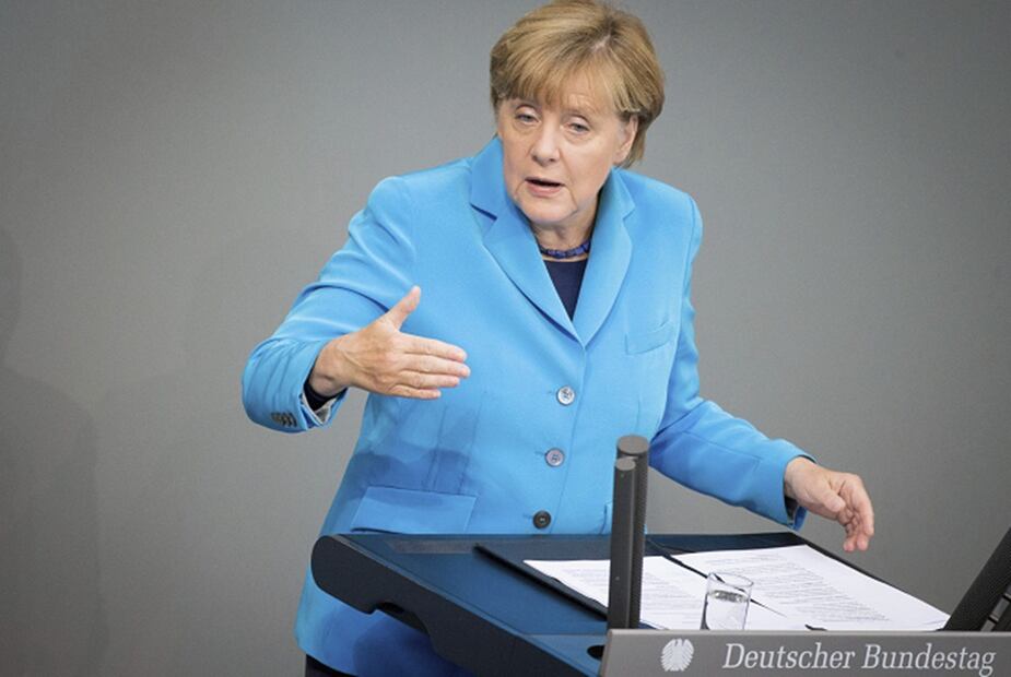 Merkel dijo que se sentía “penosa” por la victoria de Trump sobre Kamala Harris en las elecciones presidenciales del 5 de noviembre. Foto: EFE