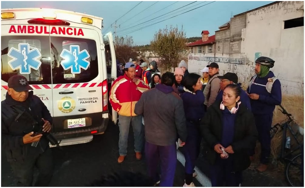 El incidente dejó un saldo de tres peregrinos lesionados, entre ellos un adolescente (11/12/2024). Foto: Especial