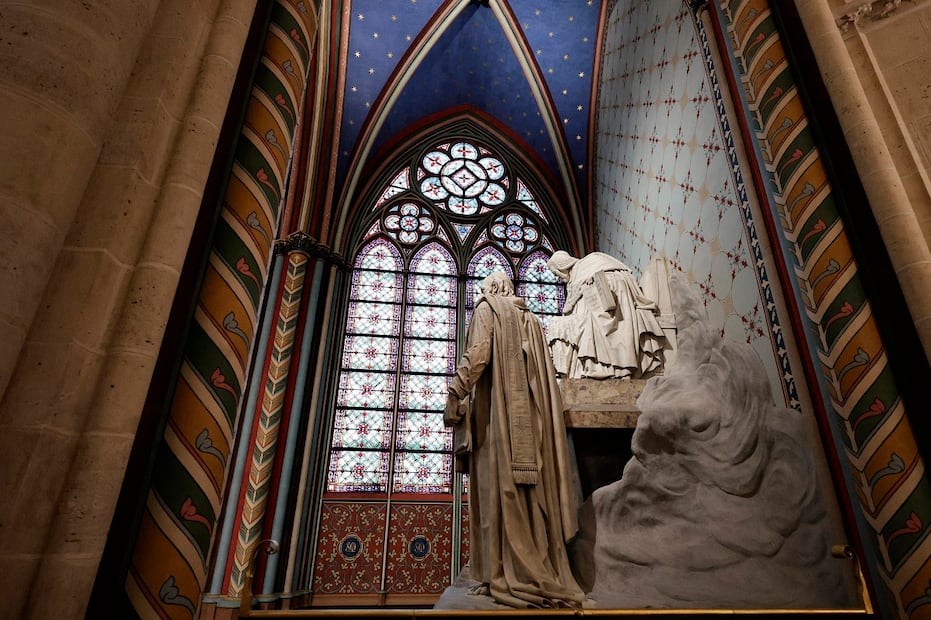 Interior de Notre-Dame. Foto: EFE