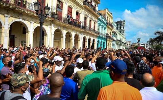 Protestas se extienden a La Habana al grito de: “Libertad”