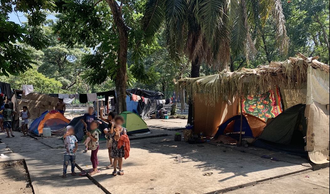 Migrantes en Tapachula ven como segunda opción quedarse en México. Foto: María de Jesús Peters/EL UNIVERSAL