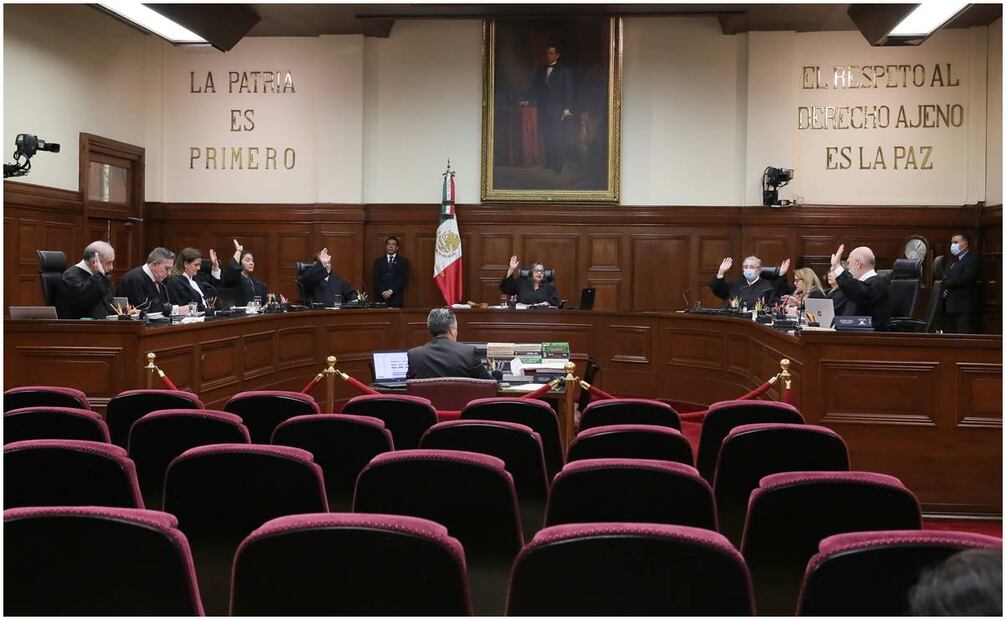 Pleno de la SCJN acordó este 17 de septiembre del 2024 tomar medidas para implementar la reforma judicial propuesta por AMLO. Foto: Especial