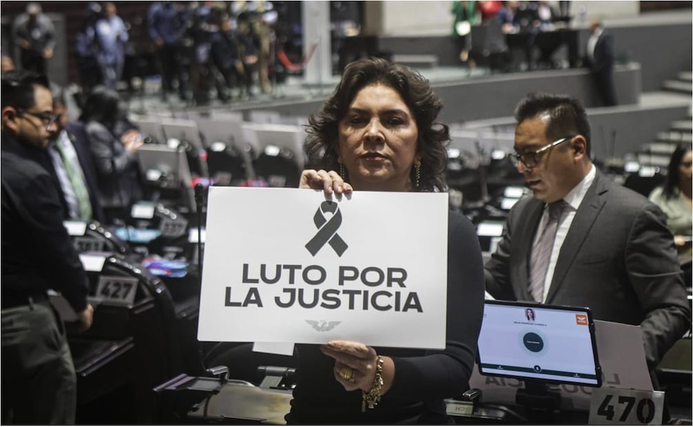 Diputados realizan declaratoria de validez de la reforma judicial. Foto: Gabriel Pano/EL UNIVERSAL