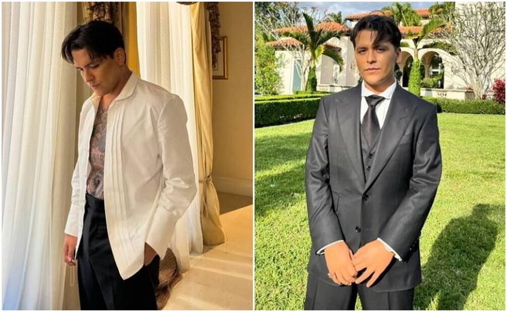 Christian Nodal aparece sin tatuajes en el rostro y enloquece a fans.