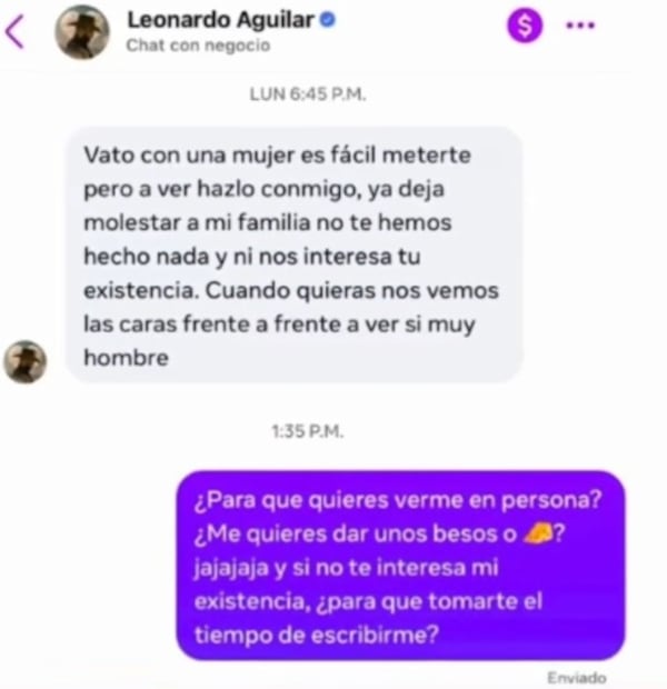 KFDVZ3MFPFFXZBHWAIPYEC4HD4 - Leonardo Aguilar defiende a su hermana Ángela en redes