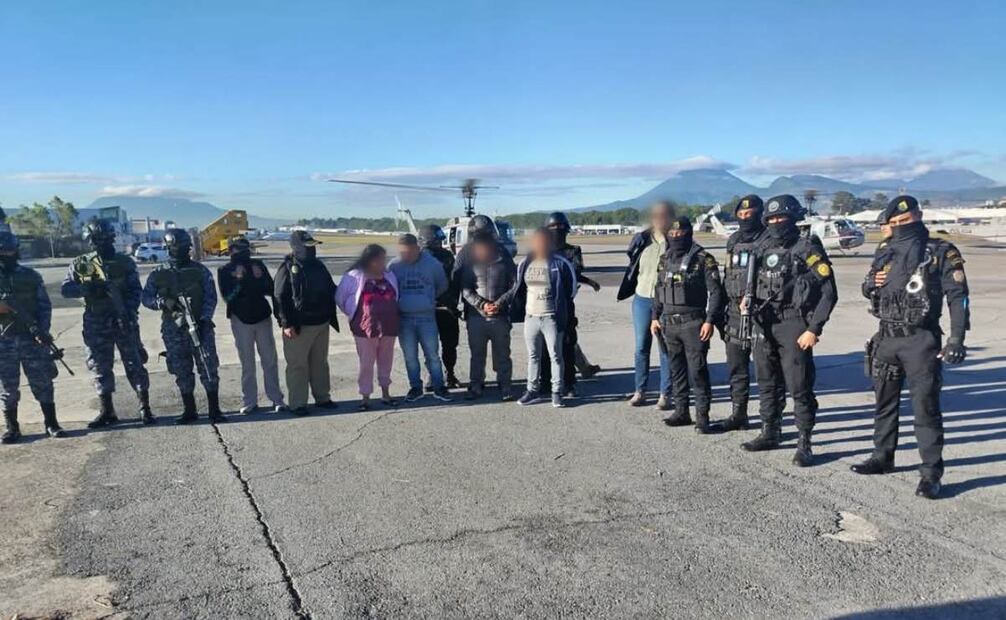 Los elementos de la PNC llevaron a cabo 15 allanamientos en los tres departamentos (09/12/2024). Foto: Especial