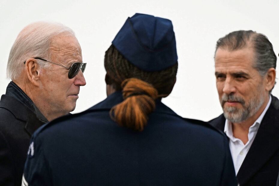 Hunter Biden y Joe Biden