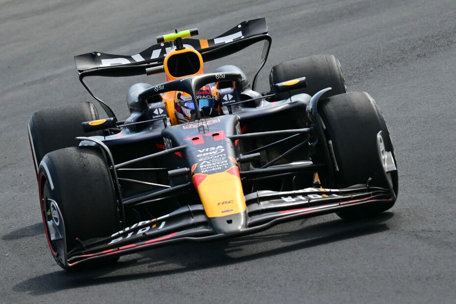 Sergio Pérez durante la carrera del Gran Premio de Italia - Foto: AFP