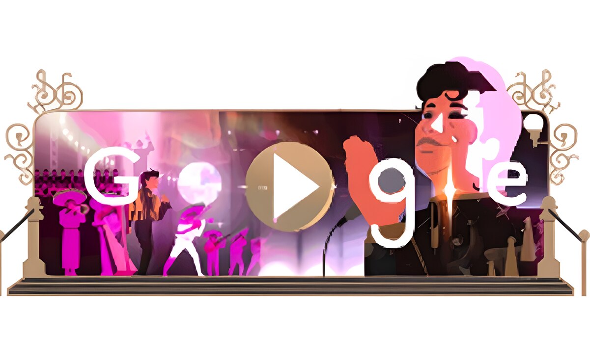 Google le dedica un Doodle a Juan Gabriel. Foto: Captura de pantalla