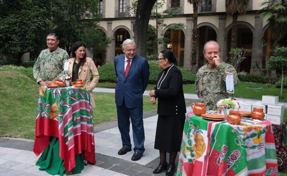 Convivio del gabinete de seguridad. Foto: Especial