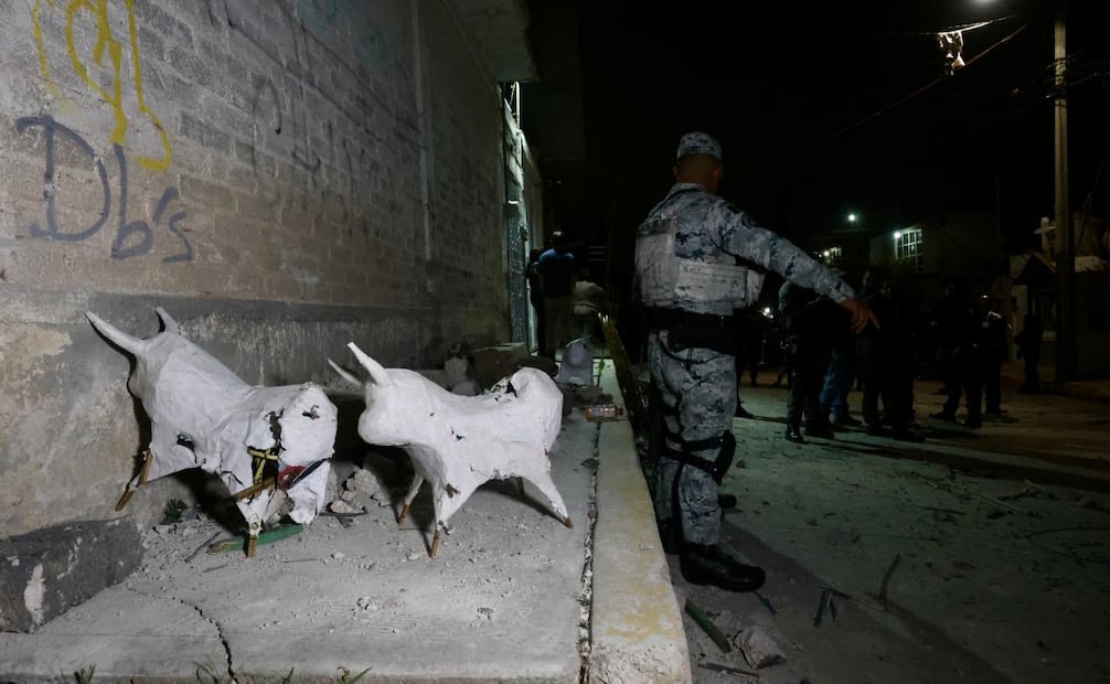 Se registró una explosión de pirotecnia en un domicilio en el municipio de Chimalhuacán (15/01/2025). Foto: Valente Rosas / EL UNIVERSAL