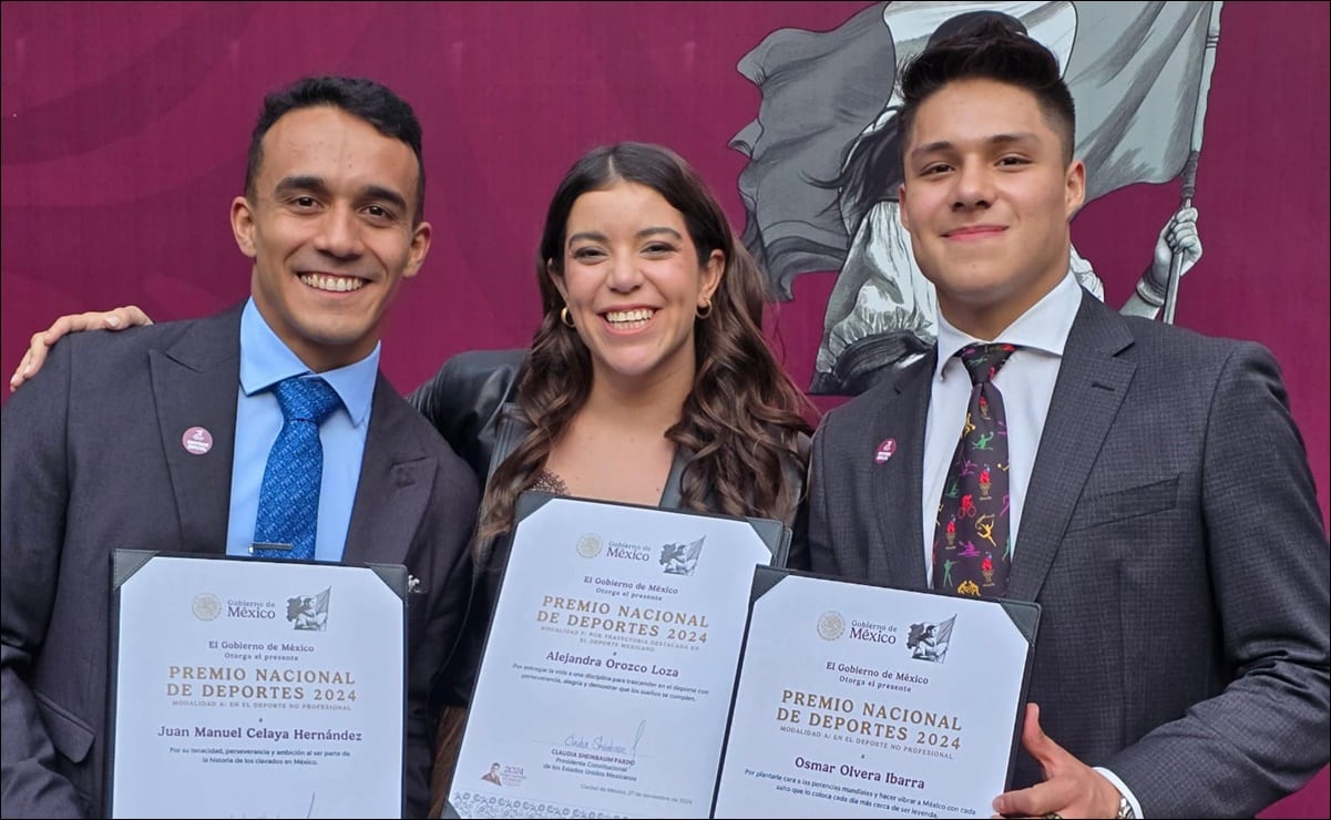 Claudia Sheinbaum entrega el Premio Nacional de Deportes a los medallistas de París 2024