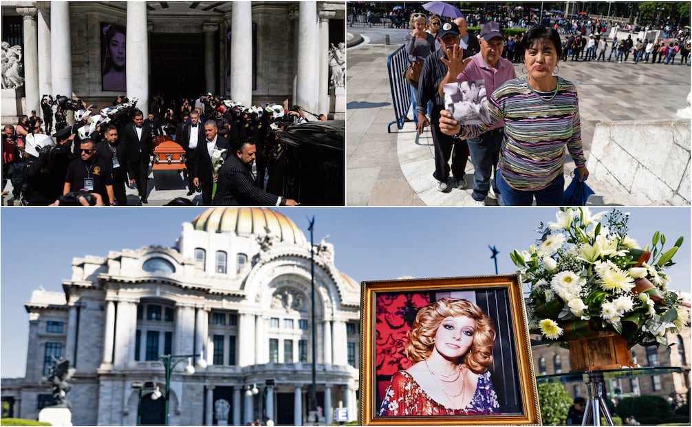 La gente hizo largas filas para despedirse
<p>de Pinal, pero no todos pudieron entrar. Fotos: Carlos Mejía y Hugo Salvador / EL UNIVERSAL