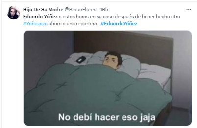 Memes Eduardo Yáñez. Foto: Captura de pantalla