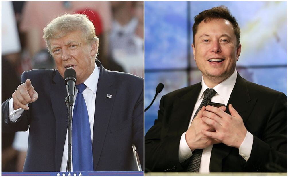 Donald Trump planteó a Elon Musk darle algún cargo como consejero si gana las elecciones de noviembre. Foto: EL UNIVERSAL