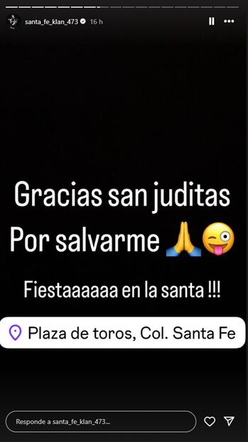 Santa Fe Klan se presentó anoche en la Plaza de Toros de Guanajuato.
<p>Foto: Instagram